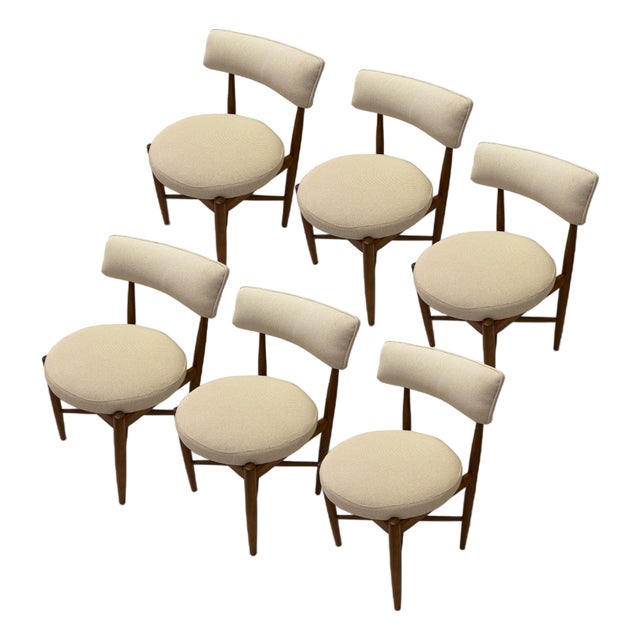 Vintage Chairs by Ib Kofod Larsen for G-Plan, 1960s, Set of 6 For Sale
