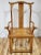 Chinese Chinese Early 19th C Carved Elm Wood Yoke Chair Armchair For Sale - Image 3 of 15