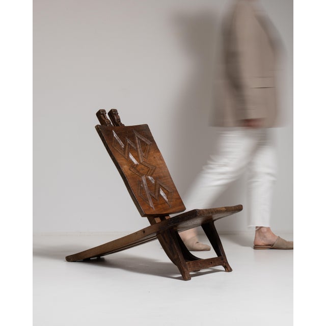 Mid 20th Century African Accent Chair For Sale - Image 4 of 11