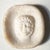 Antique 19th Century Italian Grand Tour Carved White Marble Shallow Vide Poche Dish or Paperweight With Mask Figure For Sale - Image 4 of 16