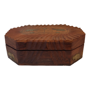 Indian Wooden Spices Box /Jewelry Box