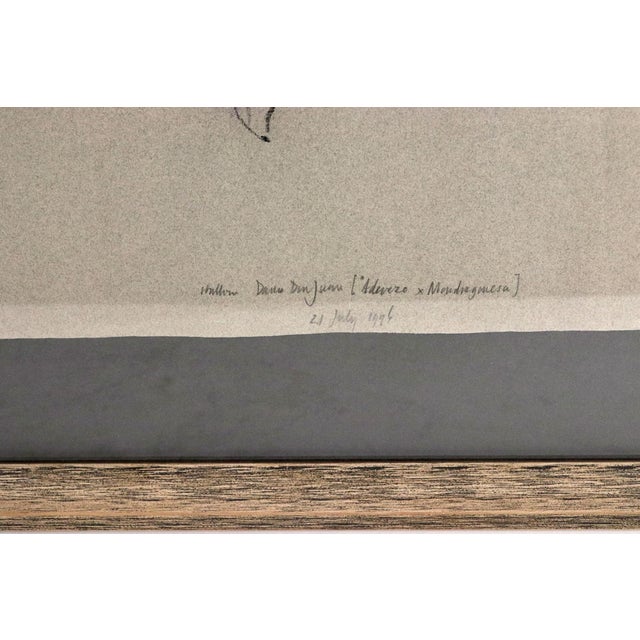 Horse Pastel by Leslie Charlotte Benenson, Stallion Dans Don Juan, Dated July 21, 1996 For Sale In Philadelphia - Image 6 of 6