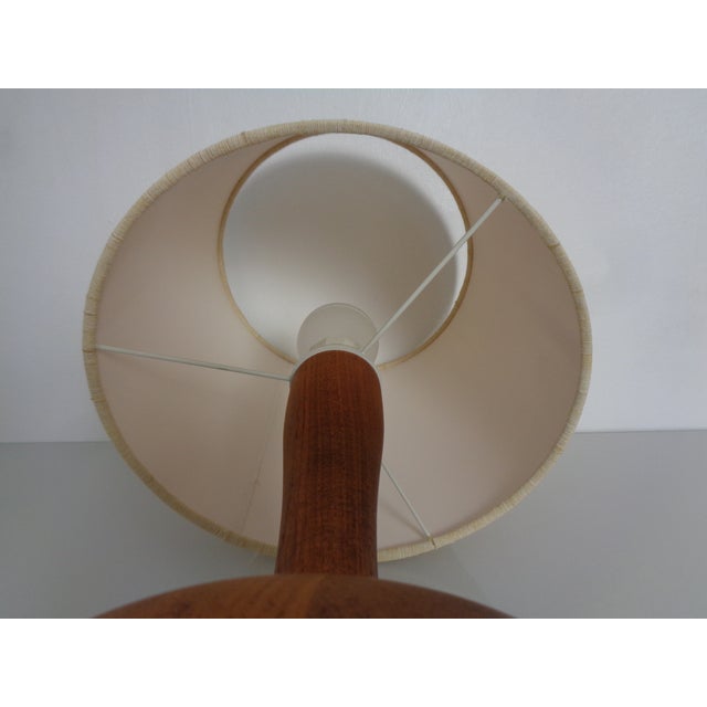 Teak Table Lamp from Domus, 1960s For Sale - Image 9 of 10