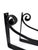 Large Antique Cast Iron Scroll Shelf Brackets For Sale - Image 11 of 13