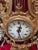 1950s Louis XV Clock and Candelabras in Bronze and Red Marble, Set of 3 For Sale - Image 5 of 9