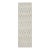 Contemporary Distressed Block Print Ikat Natural Silk Runner by Rug & Kilim, India For Sale