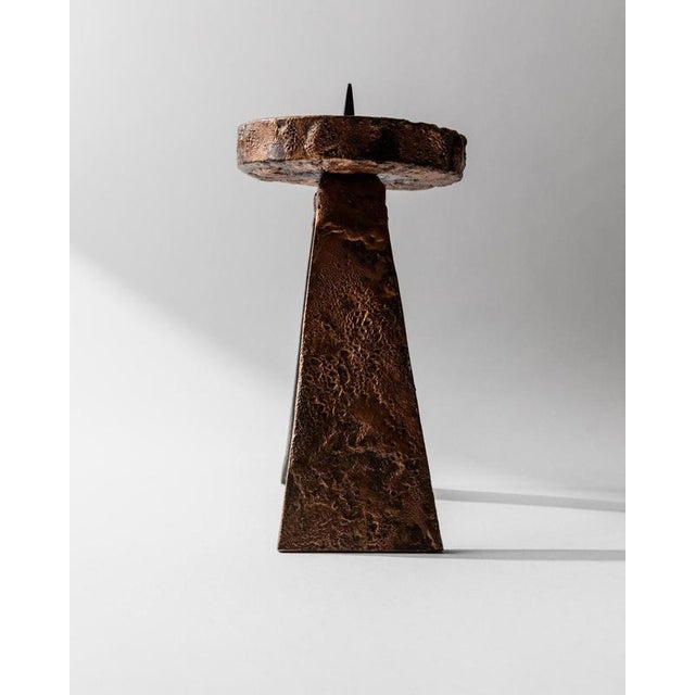 Vintage Iron Candleholder, 1960s For Sale - Image 4 of 11