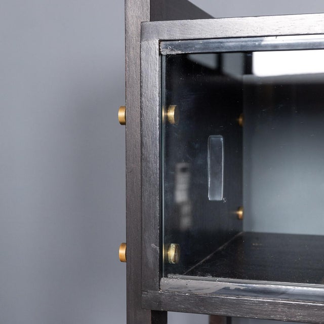 Italian Ebonised Open-Back Shelving Units, 1970s, Set of 2 For Sale - Image 14 of 18