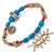 Traditional Evil Eye Dream Turquoise Beaded Bracelet For Sale - Image 3 of 5