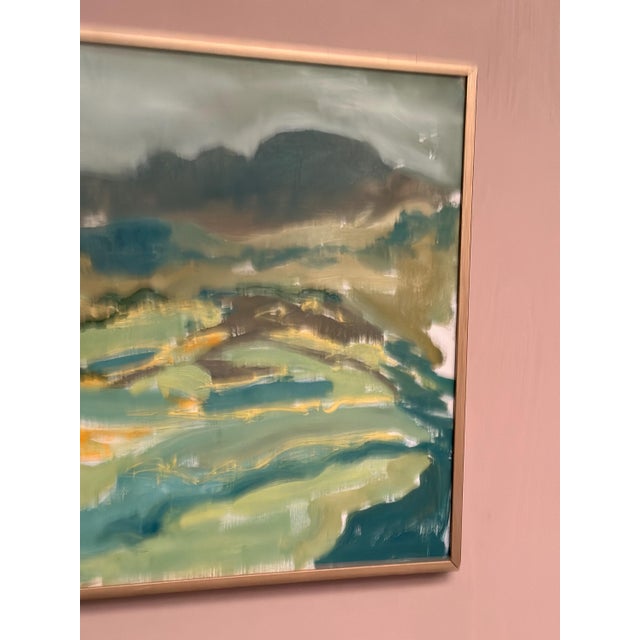 Lars Stocks, Landscape, 1971, Oil Painting on Panel, Framed For Sale - Image 8 of 18