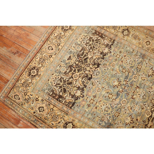 Antique Persian Bidjar Intermediate Rug For Sale - Image 9 of 10
