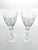 American 1940s American Tiffin Franciscan “Love Lace” Pair of Water Glasses For Sale - Image 3 of 6