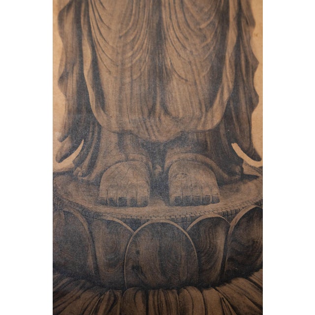 Gray 1900-1976 "The Buddha of Infinite Light", Signed by Kubo Tsugunari, Japanese Scroll For Sale - Image 8 of 16