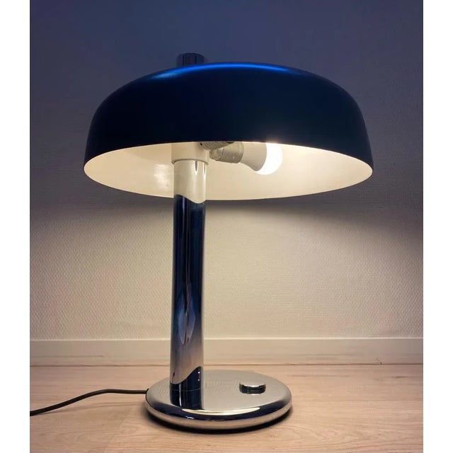 Black Table Lamp by Hillebrand, 1970s For Sale - Image 9 of 14