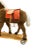 1940s Vintage 1940s German Plush Pony on Wheels — Leather Saddle & Reins For Sale - Image 5 of 8