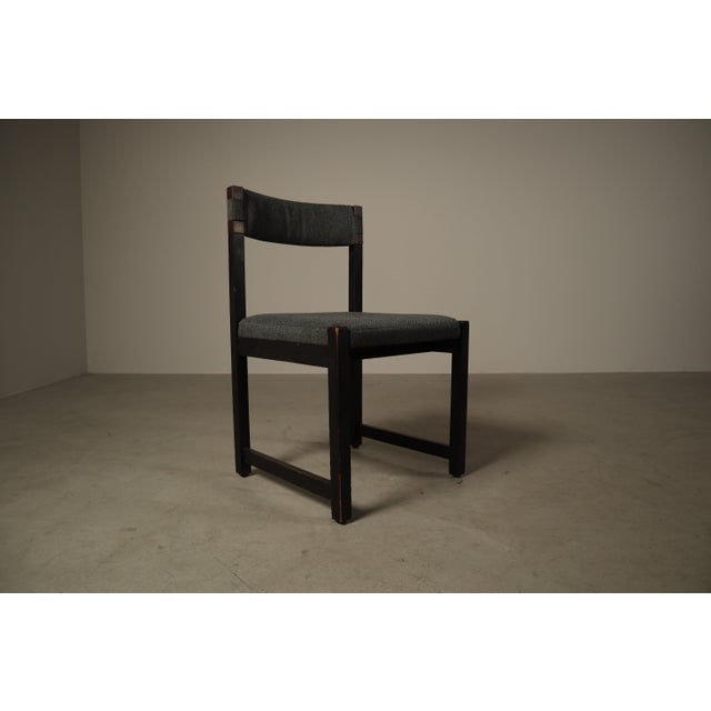 Wood Dining Chairs by Jean Batenburg for Mi, Belgium, 1969, Set of 6 For Sale - Image 7 of 16