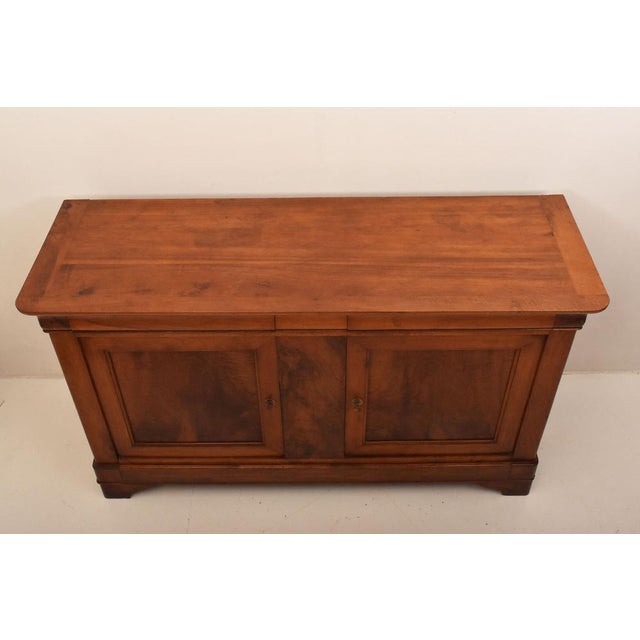 Large Antique French Louis Philippe Walnut Cupboard, 19th Century For Sale - Image 3 of 15