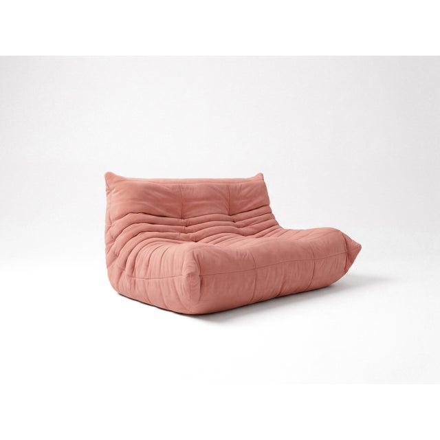 Togo Sofa Set in Pink by Michel Ducaroy for Ligne Roset, Set of 5 For Sale - Image 6 of 14