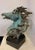 Late 20th Century Original Bronze Mustang Bust Sculpture With Verdigris Finish For Sale - Image 5 of 12
