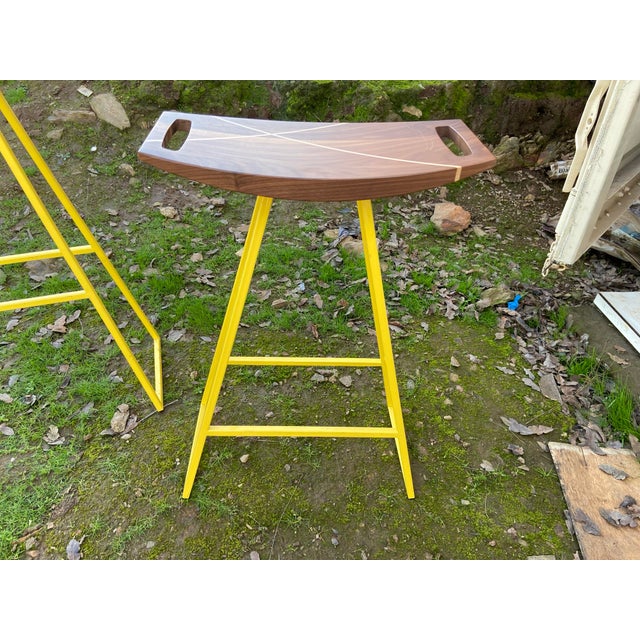 2010s Robert Tronk Stools Set Set of 3 For Sale - Image 5 of 12