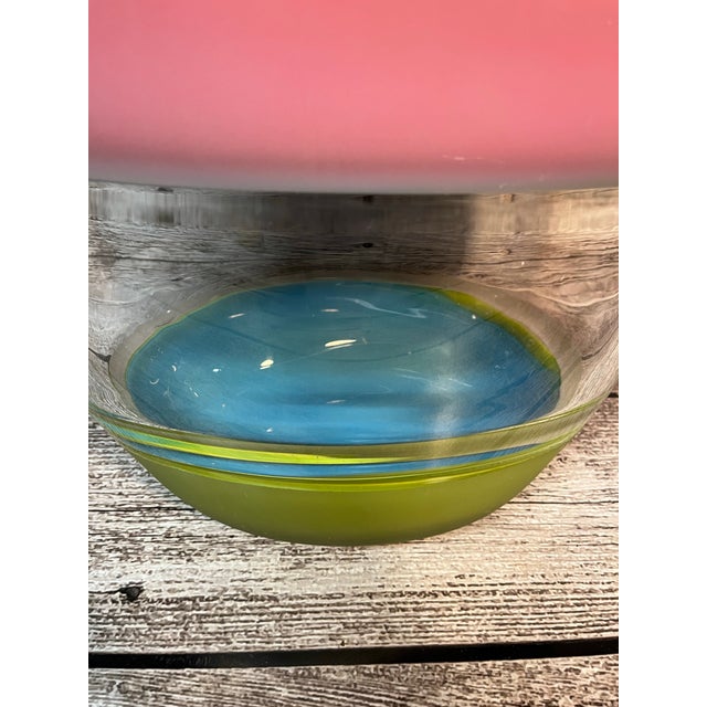 Jaime Harris Blown Glass Vase For Sale - Image 4 of 11