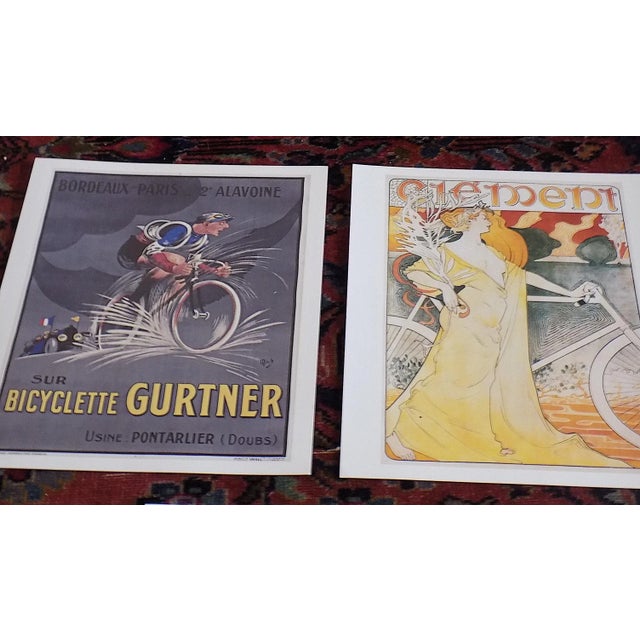 This set of ten (10) vintage small folio size poster lithographs (offset) depict European 19th and mid 20th century...