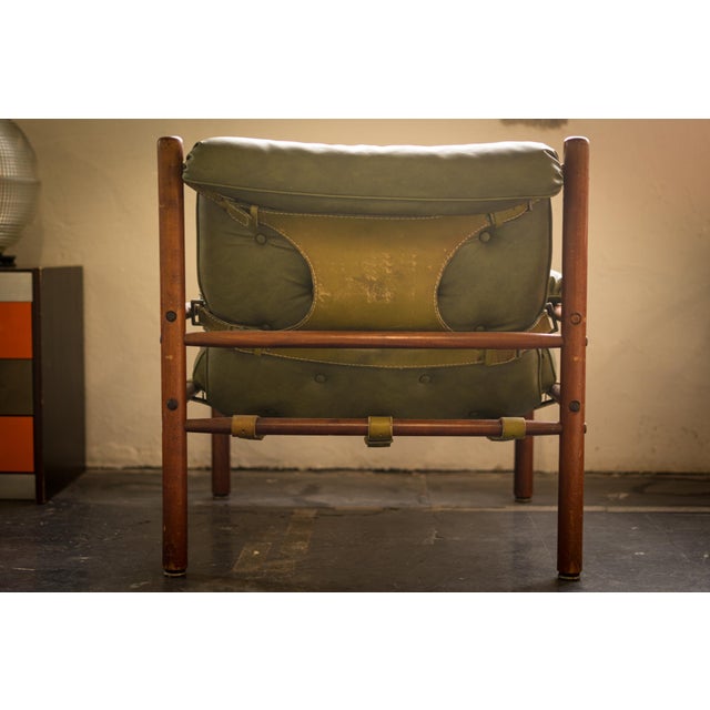 Arne Norell Safari Lounge Chairs from Møbel AB Arne Norell 1960, Set of 4 For Sale - Image 4 of 6