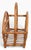 Chic mid century bamboo magazine rack, in very good, original clean and ready to use condition showing only light cosmetic...