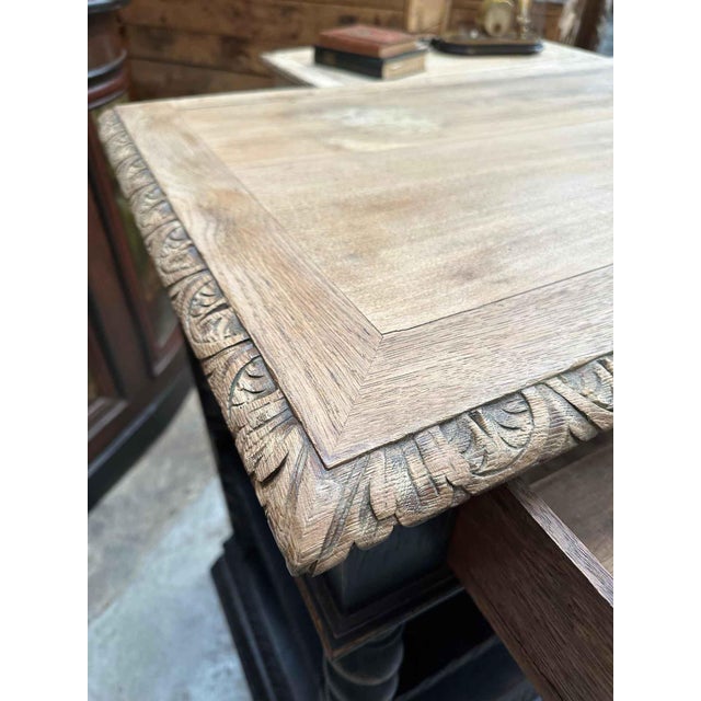 Late 19th Century Oak Console Table For Sale - Image 6 of 10