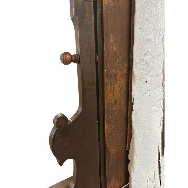 Wood Antique Victorian Walnut Marble Top Dresser With Tilting Mirror & Hand-Carved Acorn Pulls For Sale - Image 7 of 10
