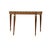 Early 20th Century Early 20th Century Table Wood With Brass Details and Marble Top Entryway Console French Style Decor For Sale - Image 5 of 9
