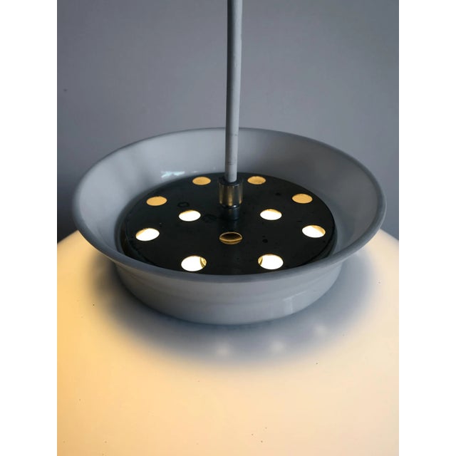 Model KD6 White Glass Pendant Lamp by Achille & Pier Giacomo Castiglioni for Kartell, 1959 For Sale - Image 11 of 14