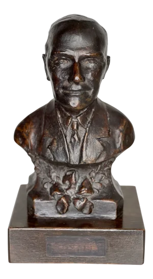 Mid Century Bronze Bust