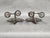 1920s Czech Cubist Brass Wall Lights, Czechoslovakia, 1920s, Set of 2 For Sale - Image 5 of 13