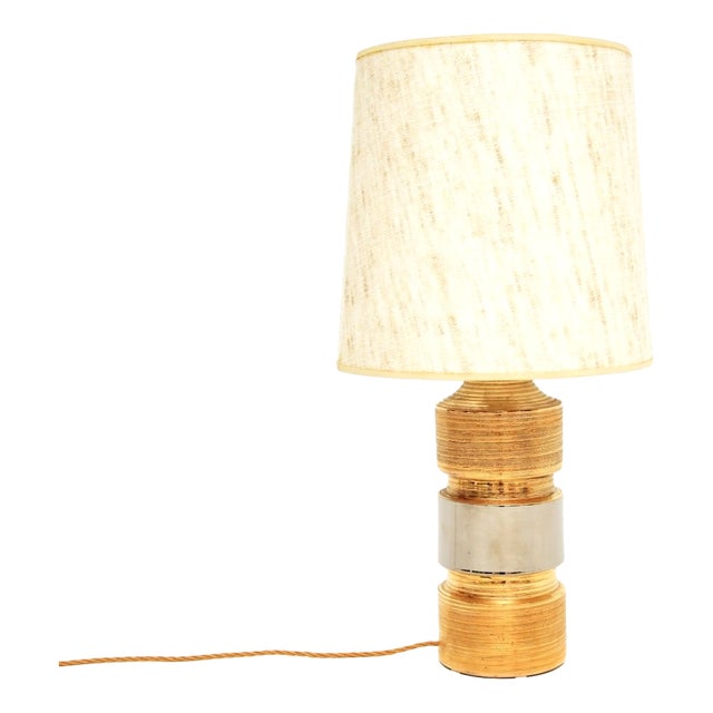 Vintage Italian Ceramic Table Lamp by Bitossi, 1970 For Sale