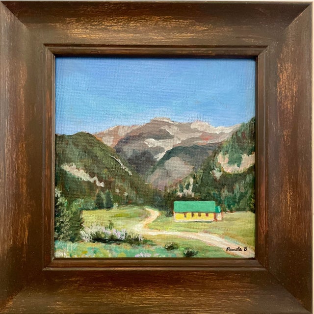 Contemporary Tolland Schoolhouse Colorado Painting – Rollins Pass Rocky Mountains Landscape For Sale - Image 11 of 11