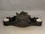 Antique Black Forest Capercaillie Double Inkwell: Hand Carved Fowl Decor For Sale - Image 6 of 10