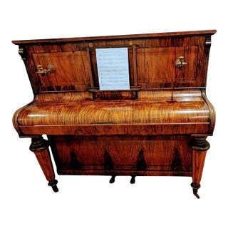 Antique J. & J. Hopkinson Cabonet Victorian Style Piano 1895 For Sale