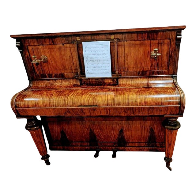 Antique J. & J. Hopkinson Cabonet Victorian Style Piano 1895 For Sale