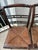 Pair of Vintage Rush Seat Ladderback Chairs For Sale - Image 9 of 12