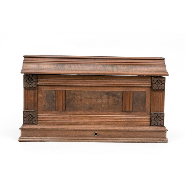 Vintage Carved Wooden Box or Table Chest For Sale - Image 13 of 13