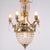 Gold Antique French 5-Arm Chandelier in Crystal and Gilt Bronze, 1890 For Sale - Image 8 of 9