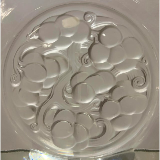 Lalique French Crystal Marienthal 9” Plate