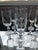 Celebrate in style with Vintage lacey etched champagne glasses. Finely delicately etched floral design. Glasses measure 6...