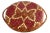 Tribal Hand Coiled 17" Oval Basket Tray For Sale - Image 3 of 3