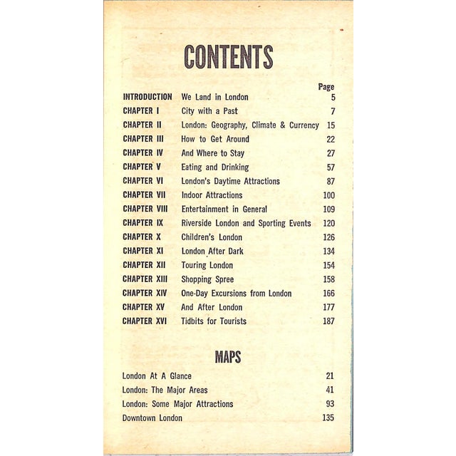 1970s "Twa Getaway Guide London" 1971 Godwin, John and Haggart, Stanley For Sale - Image 5 of 6