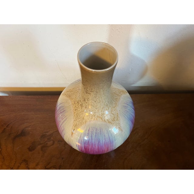 Geoffrey Borr Chilmark Pottery Flambe Sang De Boeuf Oxblood Vase by Chilmark Pottery, Martha's Vineyard Massachusetts For Sale In New York - Image 6 of 15