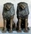 Early 20th Century Boho Monumental Bronze Lion Statues - A Pair For Sale In West Palm - Image 6 of 16