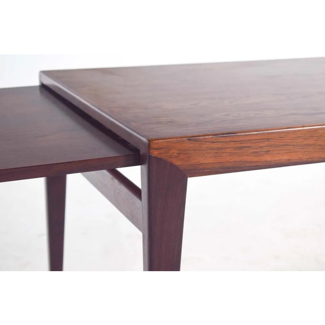 1960s Rosewood Coffee Table attributed to Johannes Andersen, Denmark, 1960s For Sale - Image 5 of 9