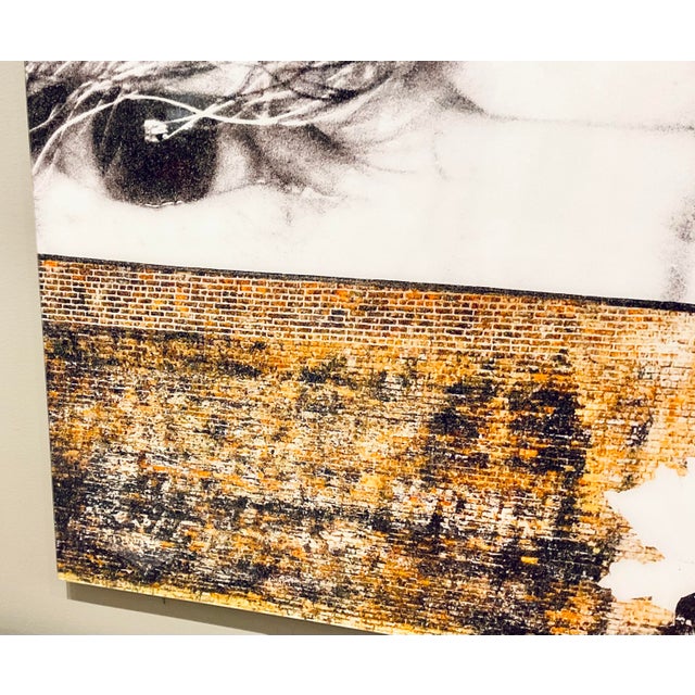 Stylish Modern Urban “Dawn Runner” Giclee on Plexi, showroom floor sample